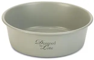 Designed by Lotte Feribo voer- en drinkbak hond licht grijs 20 cm