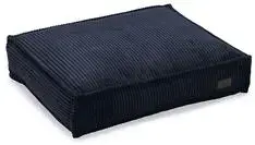 Designed by Lotte geribbeld hondenkussen antraciet 70 x 55 x 15cm