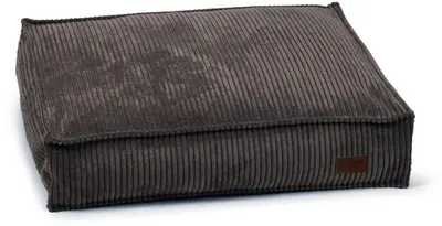 Designed by Lotte hondenkussen geribbeld bruin 70 x 55 x 15cm - afbeelding 1