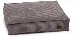 Designed by Lotte hondenkussen geribbeld bruin 70 x 55 x 15cm