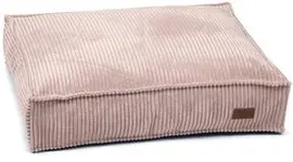 Designed by Lotte hondenkussen geribbeld polyester 70x55x15cm roze