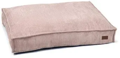 Designed by Lotte hondenkussen geribbeld roze 100 x 70 x 15cm