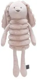 Designed by Lotte hondenspeelgoed Reza konijn pluche 45x15x13cm roze
