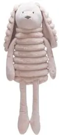 Designed by Lotte hondenspeelgoed Reza konijn XL pluche 65x17x16.cm roze