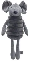 Designed by Lotte hondenspeelgoed Reza muis pluche 49x16x14cm anthraciet kopen?