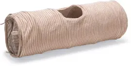 Designed by Lotte kattentunnel Ribbed polyester 75x25x25cm roze kopen?