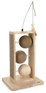 Designed by Lotte krabbollen Lomax rubberhout 34.5x29.5x50cm naturel