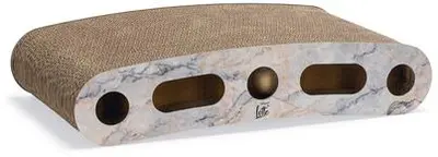 Designed by Lotte krabspeelgoed Suvi met speelballen karton/hout 46x25.5x9cm beige