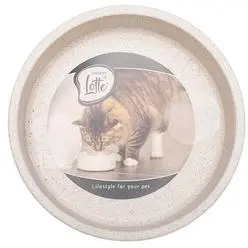Designed by Lotte Noor kattenvoerbak bamboe 12 x 4,5cm 250ml - afbeelding 3
