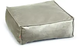 Designed by Lotte Velveti kattenkussen fluweel grijs 50x50x20 cm - afbeelding 1