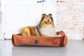 Designed by Lotte Yndis hondenkussen terracotta 80 x 70 x 22cm - afbeelding 4