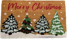 Deurmat merry christmas 45x75cm bruin kopen?
