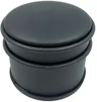 Deurstopper 9x7.5cm mat zwart