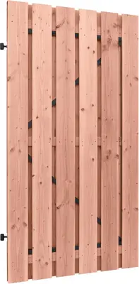 Dgls sch deur o/zw verstelb.frame 100x195cm