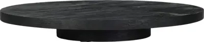 Dienblad acaciahout lazy suzan 37x5cm zwart