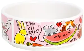 Dier: voerbak 10 cm knaagdier - afbeelding 3