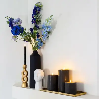Dinerkaars rustiek ø2,2cm led ro lyon l s2 beige - afbeelding 4