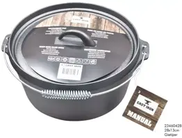 Dr. Grill Dutch Oven 31x13cm gietijzer