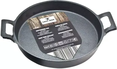 Dr. Grill Ovenschaal kamado mini 20x3 cm gietijzer - afbeelding 1