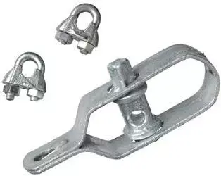 Draadspanset+2 draadklemmen gegalv.