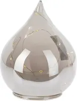 Druppel tafeldecoratie met LED-verlichting 19cm - afbeelding 1
