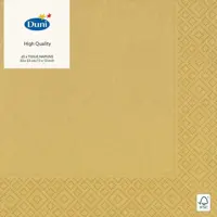 Duni 3-laags tissue servet 33x33cm goud 20 stuks kopen?