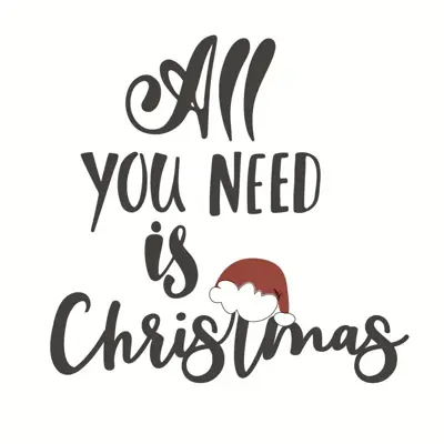Duni 3-laags tissue servet all you need xmas 33x33cm wit 20 stuks