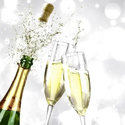Duni 3-laags tissue servet happy toast 33x33cm zilver 20 stuks