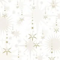 Duni 3-laags tissue servet sprinkle rain 33x33cm wit 20 stuks kopen?