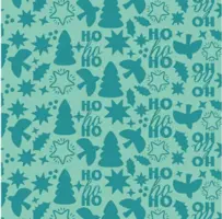 Duni 3-laags tissue servet winter wonderland 33x33cm blauw 20 stuks