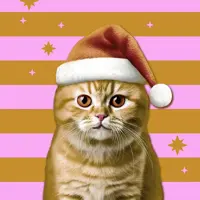 Duni 3-laags tissue servet xmas cat 33x33cm multi 20 stuks kopen?