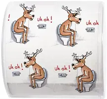 Duni 3-laags tissue toiletpapier elk uh oh! 22m multi kopen?