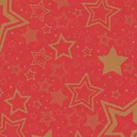 Duni bio dunisoft servet holiday star 40x40cm rood 12 stuks