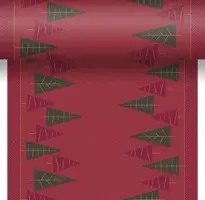 Duni dunicel 3-in-1 tafelloper homely winter 40x4.8cm rood - afbeelding 2