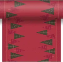Duni dunicel 3-in-1 tafelloper homely winter 40x4.8cm rood - afbeelding 1