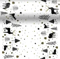 Duni dunicel 3-in-1 tafelloper magic winter 40x480cm wit kopen?