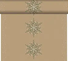 Duni dunicel 3-in-1 tafelloper natural charm 40x4.8cm bruin - afbeelding 2