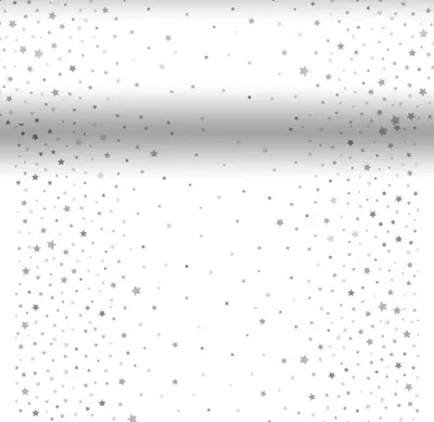 Duni dunicel 3-in-1 tafelloper silver stardust 40x4.8cm wit