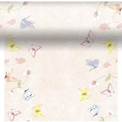 Duni dunicel 3-in-1 tafelloper sweet peach 40x480cm multi - afbeelding 1