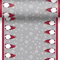 Duni dunicel 3-in-1 tafelloper winter flakes 40x480cm grijs kopen?