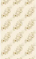 Duni dunicel tafelkleed holiday star 138x220cm crème 1 stuks