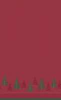 Duni dunicel tafelkleed homely winter 138x220cm rood 1 stuks - afbeelding 2
