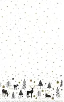 Duni dunicel tafelkleed magic winter 138x220cm wit 1 stuks kopen?