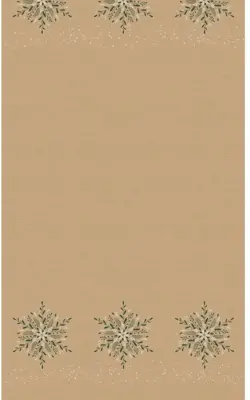 Duni dunicel tafelkleed natural charm 138x220cm bruin 1 stuks - afbeelding 1