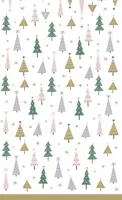 Duni dunicel tafelkleed noel trees 138x220cm multi 1 stuks kopen?
