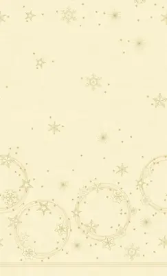 Duni dunicel tafelkleed star shine 138x220cm crème 1 stuks