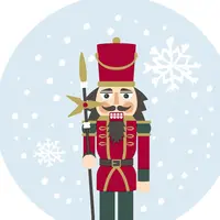 Duni dunisoft servet silhouette snowy nutcracker 33x33cm multi 12 stuks kopen?