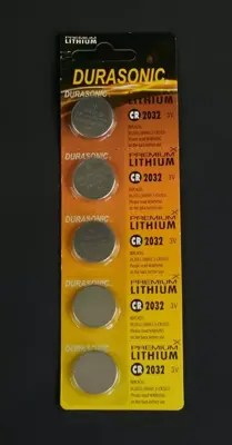 Durasonic Batterijen blister 5 stuks knoopcel CR2032