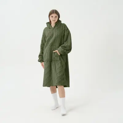 Dutch Decor hoodie oversized sophie 110cm military olive - afbeelding 2