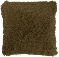 Dutch Decor kussen fluffy 45x45cm military olive